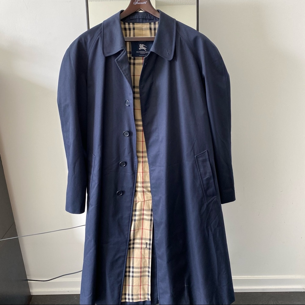 Burberry Cotton Trench Coat Raincoat Authentic